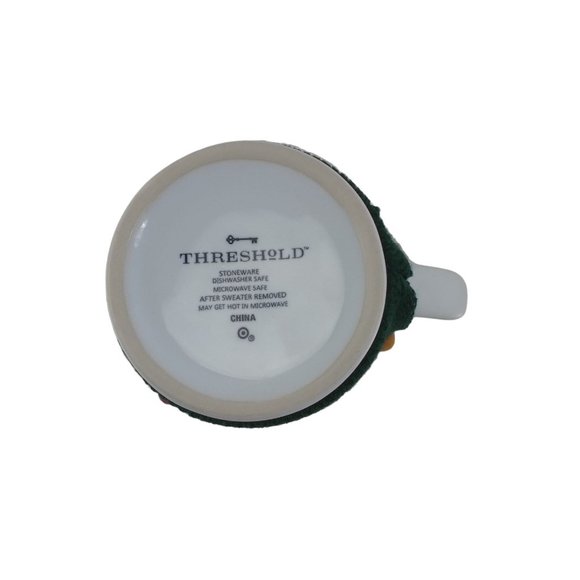 Threshold Coffee Mug W/Buttoned Christmas Sweater 13oz. Cup - Picture 5 of 6